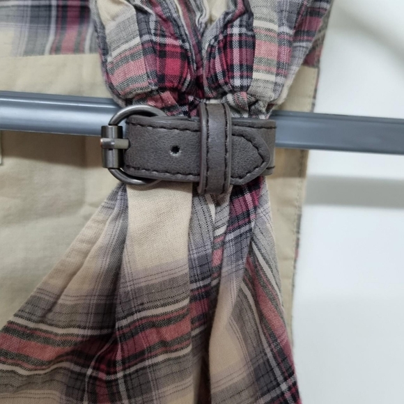 Allsaints deadwood altair topUk 8Leather strapsChecked - Picture 3 of 6